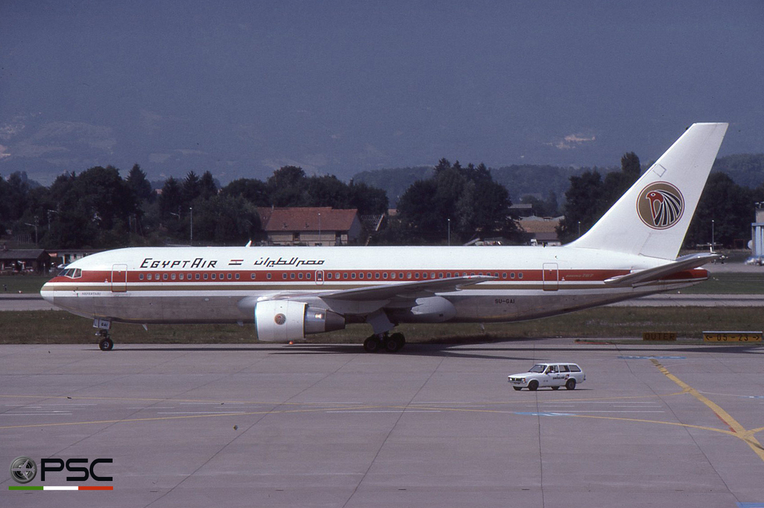 SU-GAI B767-266ER 23179/98 EgyptAir © 2018 courtesy of Marco Ceschi - Piti Spotter Club Verona