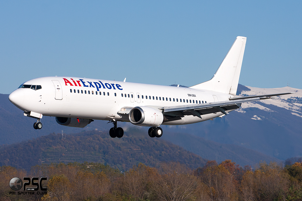 OM-DEX B737-46J 28867/2879 AirExplore @ Bergamo Airport 25.11.2013 © Piti Spotter Club Verona