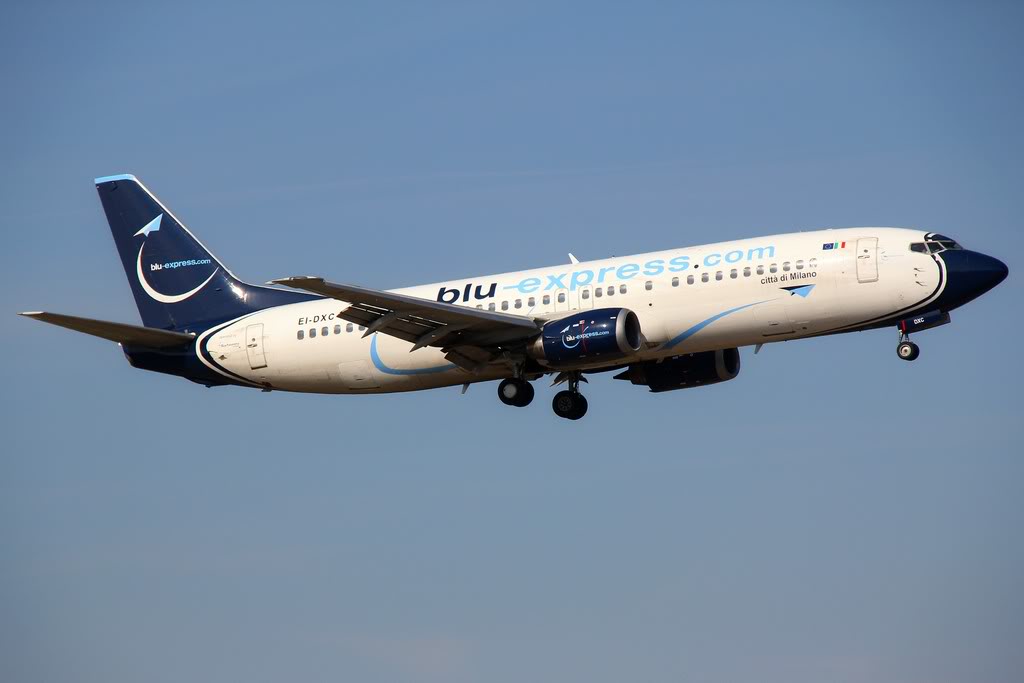 EI-DXC B737-4Q8 26300/2604 Blu-Express @ Bologna Airport 10.03.2012 © Piti Spotter Club Verona