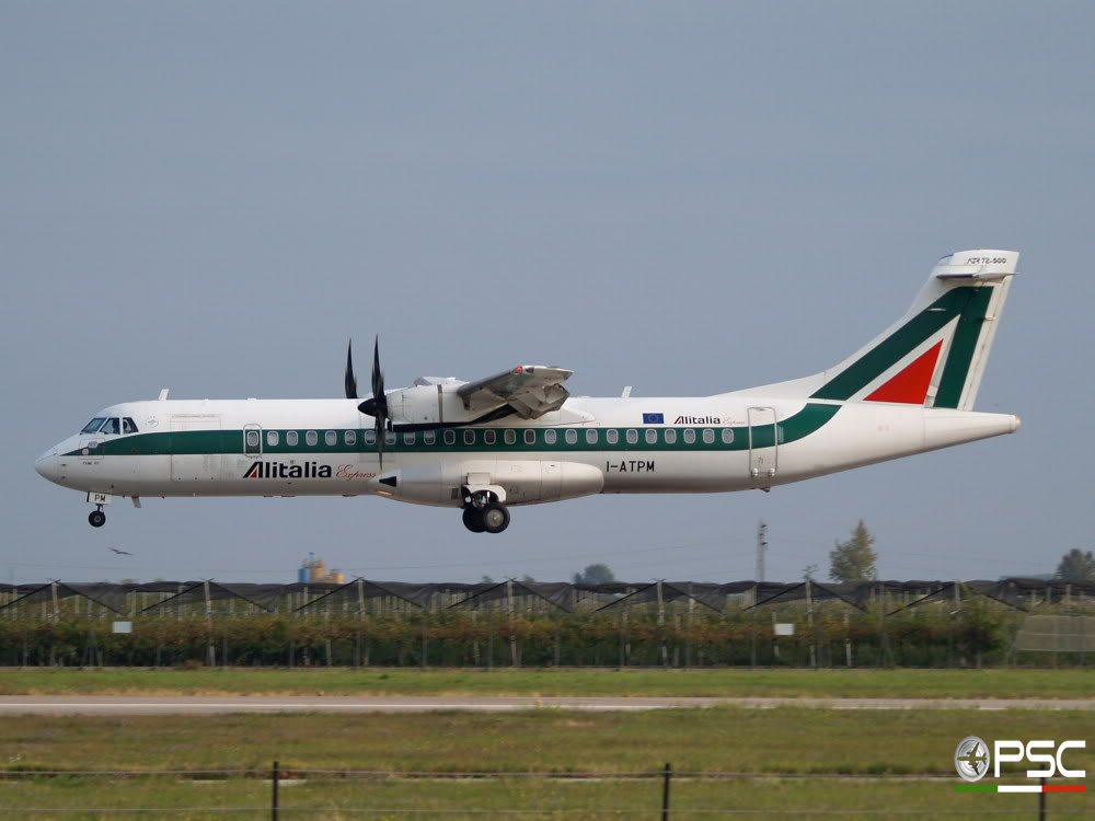I-ATPM ATR72-212A 705 Alitalia Express @ Aeroporto di Verona 18.10.2008  © Piti Spotter Club Verona
