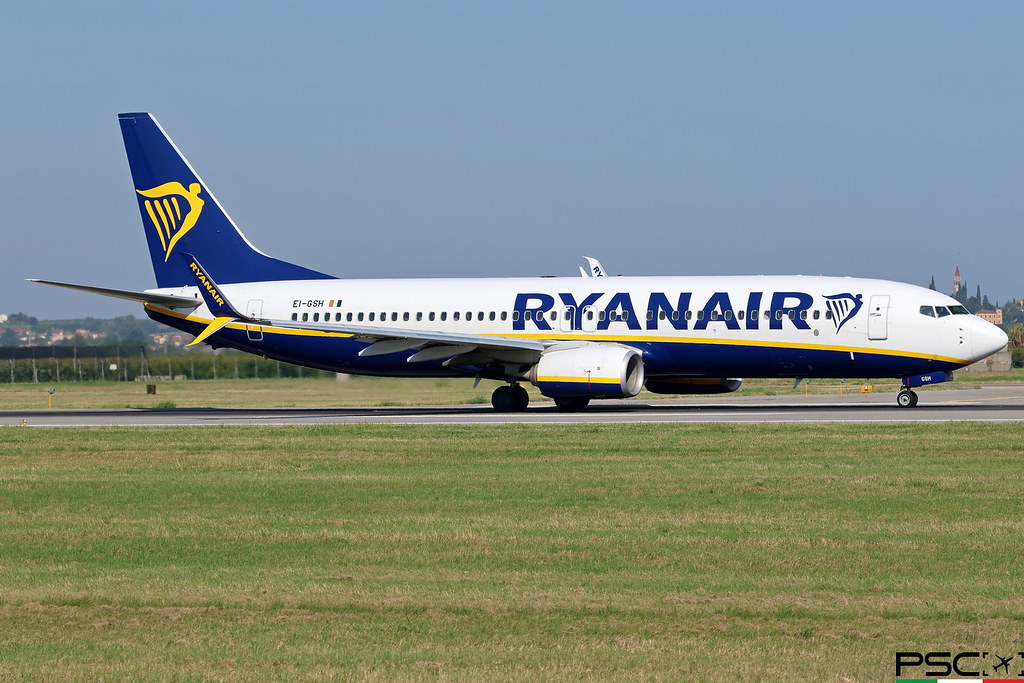 EI-GSH Boeing 737-800 44846 7172 cfm56-7B24  Ryanair 2018 @ Aeroporto di Verona 08 2025 © Piti Spotter Club Verona