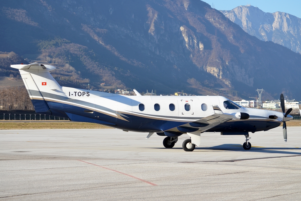I-TOPS PC-12/45 352 Topjet Executive Srl @ Aeroporto di Trento © Piti Spotter Club Verona