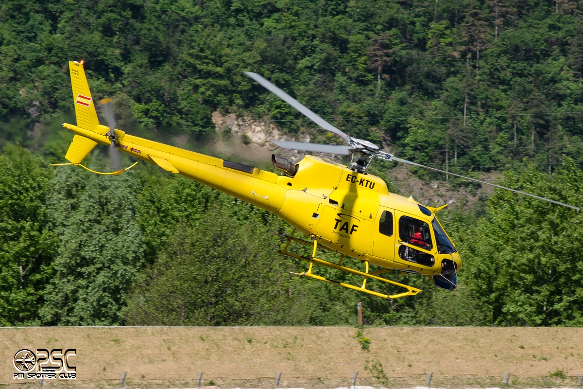 EC-KTU - Aérospatiale AS 350B3 Ecureuil - TAF @ Aeroporto di Trento © Piti Spotter Club Verona