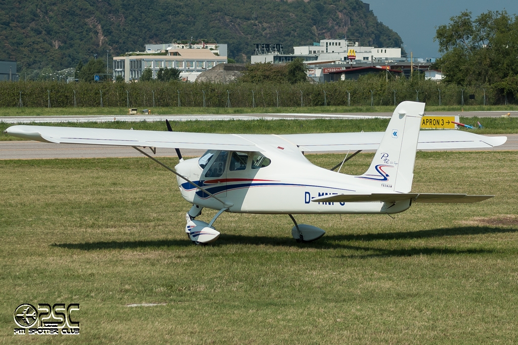 D-MNFG  Tecnam P92 Echo @ Aeroporto di Bolzano © Piti Spotter Club Verona