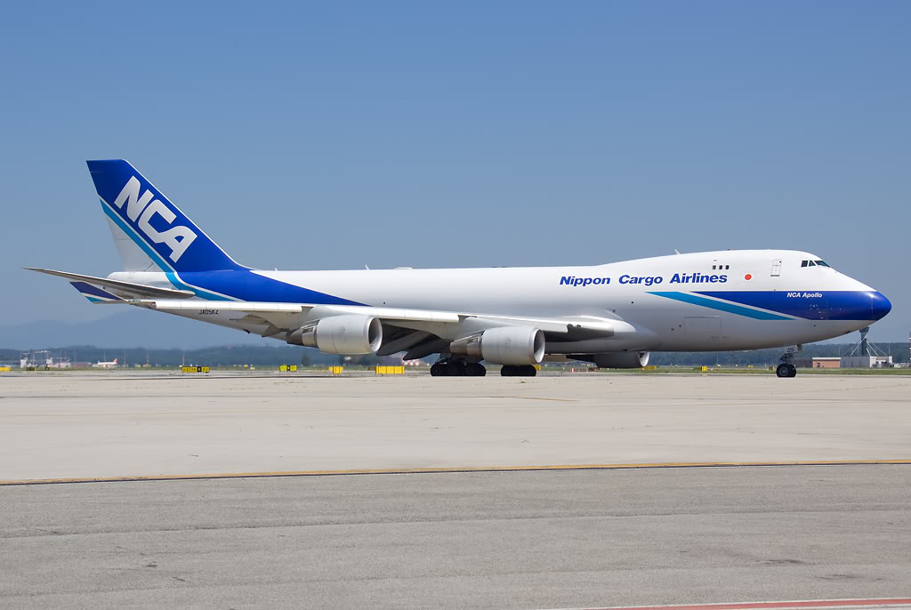 JA05KZ B747-4KZF 36132/1394 NCA - Nippon Cargo Airlines @ Milano Malpensa Airport 26.06.2011 © Piti Spotter Club Verona