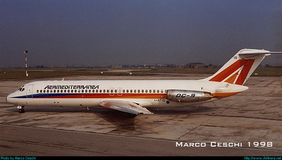 I-ATIQ DC-9-32 47591/706 Aermediterranea - Linee Aéree Mediterranee @ Aeroporto di Verona © Piti Spotter Club Verona