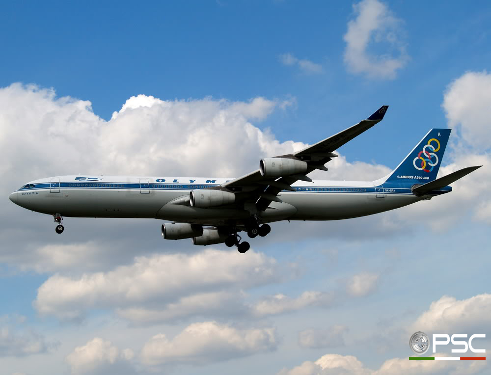 SX-DFA A340-313X 235 Olympic Airlines @ London Heathrow Airport 15.04.2008 © Piti Spotter Club Verona