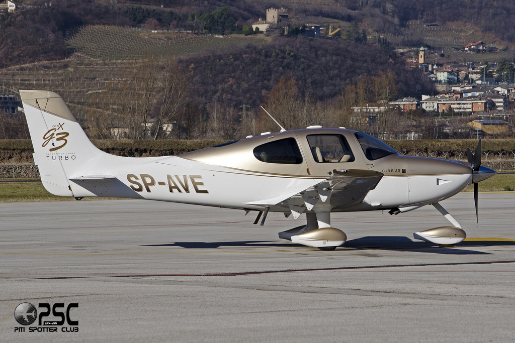 SP-AVE - Cirrus SR22-GTSx G3 Turbo - Private @ Aeroporto di Trento © Piti Spotter Club Verona