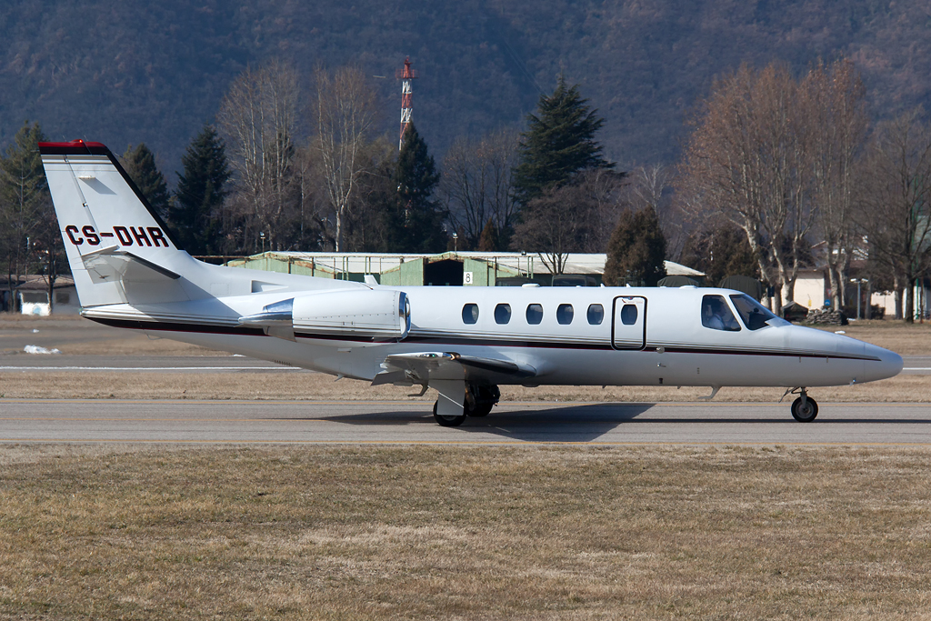 CS-DHR Ce550 Bravo 550-1114 NetJets Europe @ Aeroporto di Bolzano © Piti Spotter Club Verona