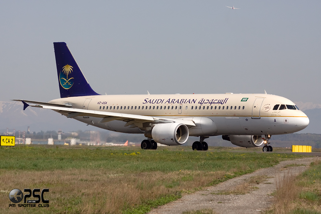 HZ-ASA A320-214 4081 Saudia - Saudi Arabian Airlines @ Milano Malpensa Airport 06.04.2014 © Piti Spotter Club Verona