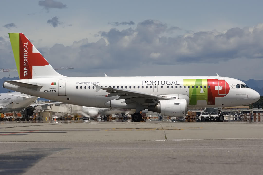 CS-TTG A319-111 906 TAP Portugal - Transportes Aéreos Portugueses @ Milano Malpensa Airport 07.2009 © Piti Spotter Club Verona