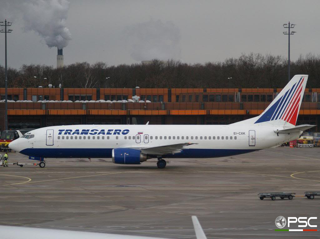 EI-CXK B737-4S3 25596/2255 Transaero Airlines @ Berlin Tegel Airport 18.03.2007 © Piti Spotter Club Verona