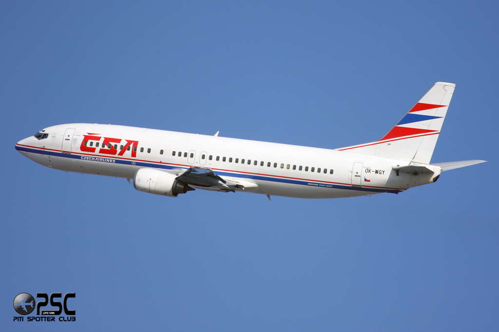 OK-WGY B737-436 25839/2188 CSA Czech Airlines @ Milano Malpensa Airport 12.2007 © Piti Spotter Club Verona