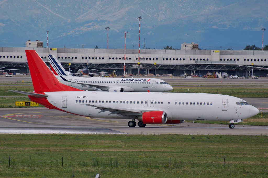 9H-FOR Boeing 737-4Q8 24706 1996 cfm56-3C1  4 Airways 1991 @ Milano Malpensa 07 2025 © Piti Spotter Club Verona