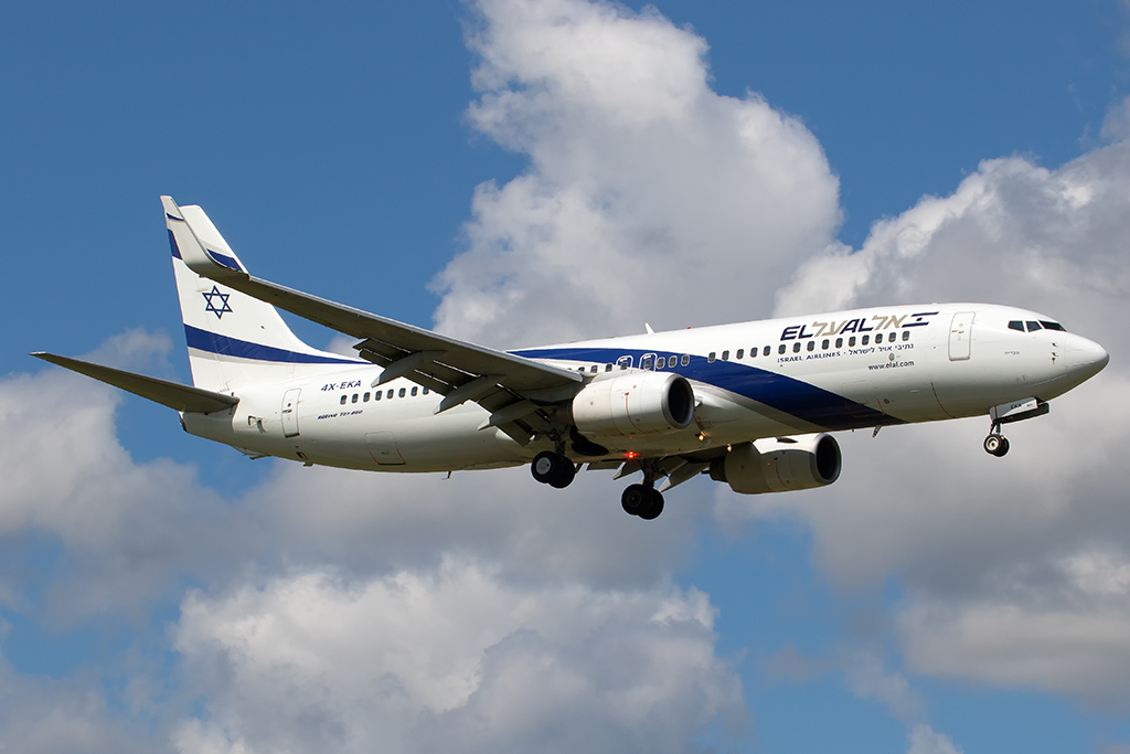 4X-EKA B737-858 29957/204 El Al Israel Airlines @ Aeroporto di Verona 17.04.2017  © Piti Spotter Club Verona