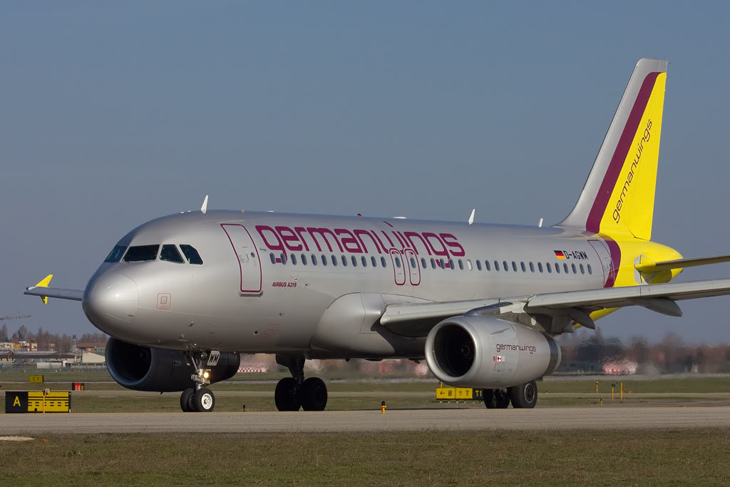 D-AGWM A319-132 3839 Germanwings @ Bologna Airport 10.03.2012 © Piti Spotter Club Verona