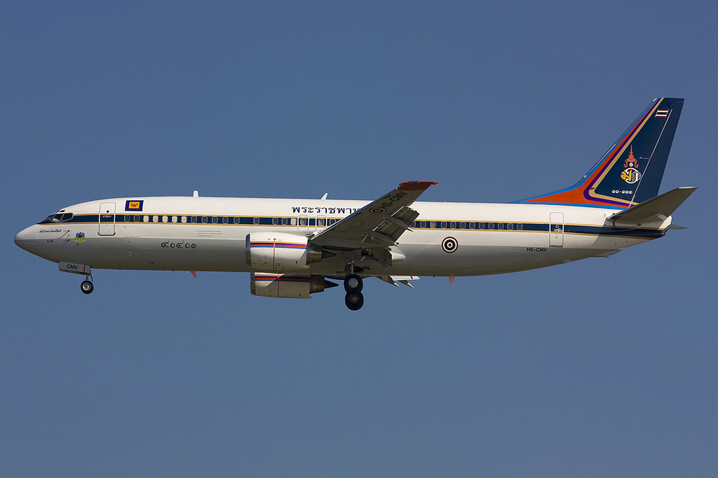 HS-CMV Royal Thai Air Force HS-CMV (Boeing 737 - MSN 27906) @ Venezia 16.06.2012 © Piti Spotter Club Verona