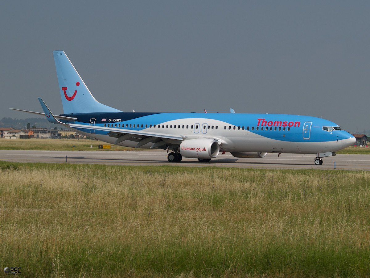 Boeing 737 Next Gen - MSN 37243 - G-TAWL @ Aeroporto di Verona © Piti Spotter Club Verona