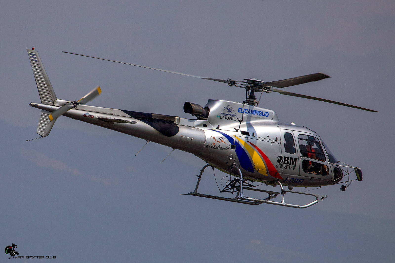 I-DREI  Eurocopter AS350B3 Ecureuil ( c/n 3359 ) - mfg: 2001 (revised livery)