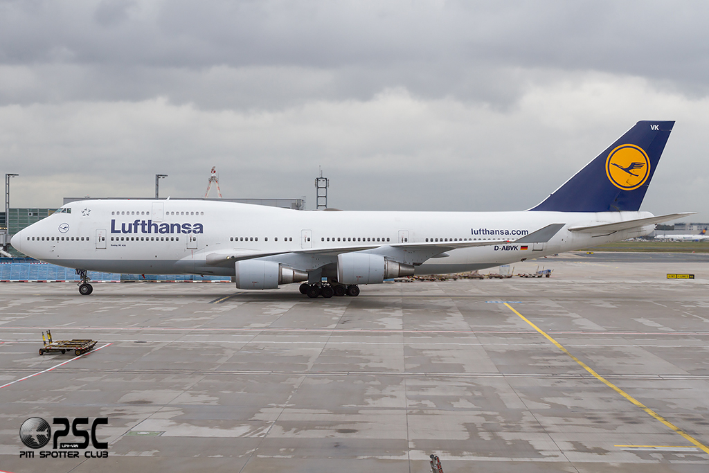 D-ABVK B747-430 25046/847 Lufthansa @ Frankfurt Airport  22.10.2014 © Piti Spotter Club Verona