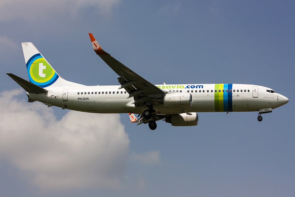 PH-GUA B737-8EH 37601/3301 Transavia Airlines @ Venice Airport 04.05.2013  © Piti Spotter Club Verona