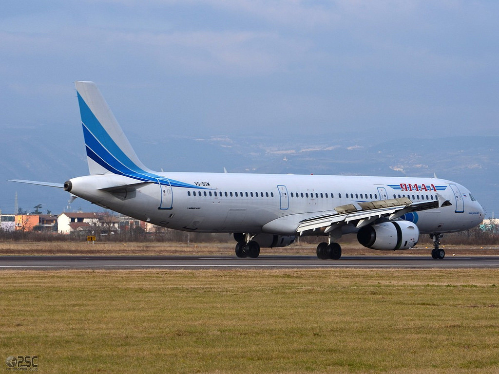 VQ-BSM A321-231 1967 Yamal Airlines @ Aeroporto di Verona © Piti Spotter Club Verona