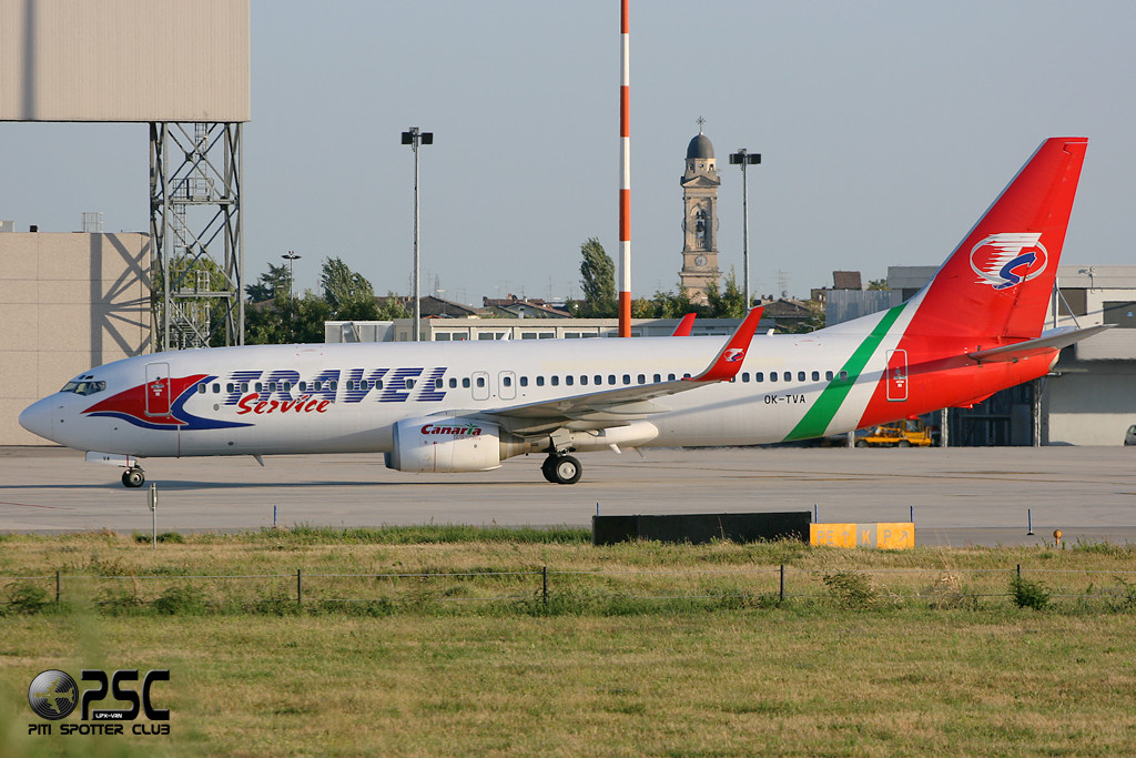 OK-TVA B737-86N 32243/869  Travel Service @ Aeroporto di Verona © Piti Spotter Club Verona