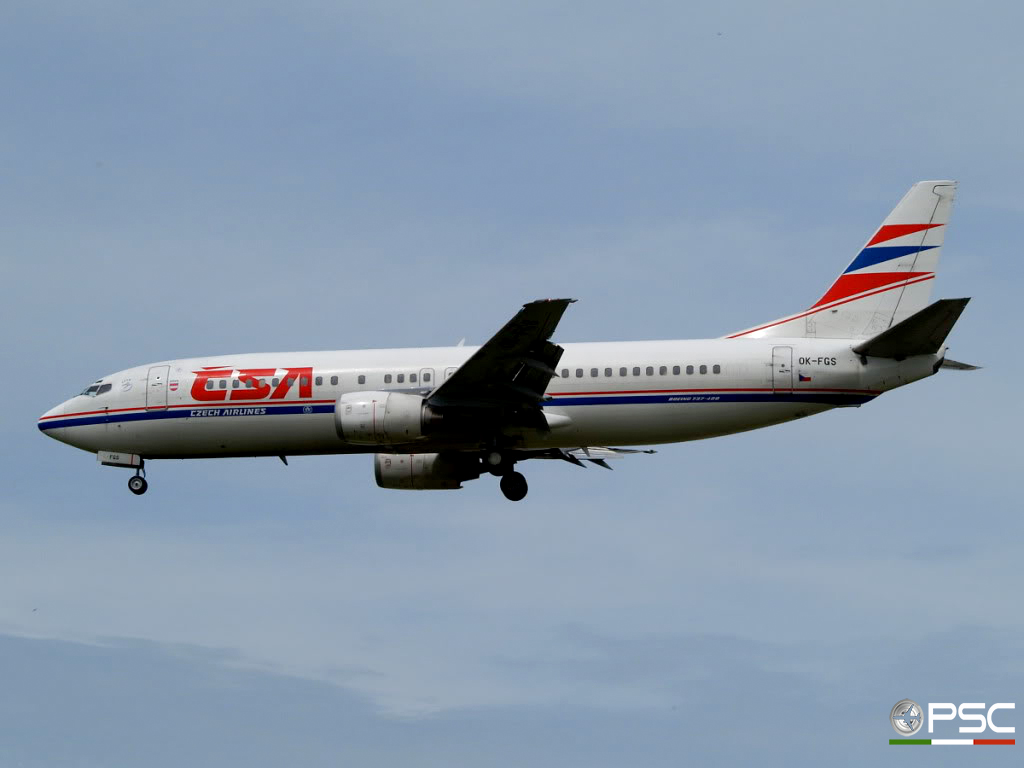 OK-FGS B737-45S 28478/3132 CSA Czech Airlines @ London Heathrow Airport 23.05.2009 © Piti Spotter Club Verona