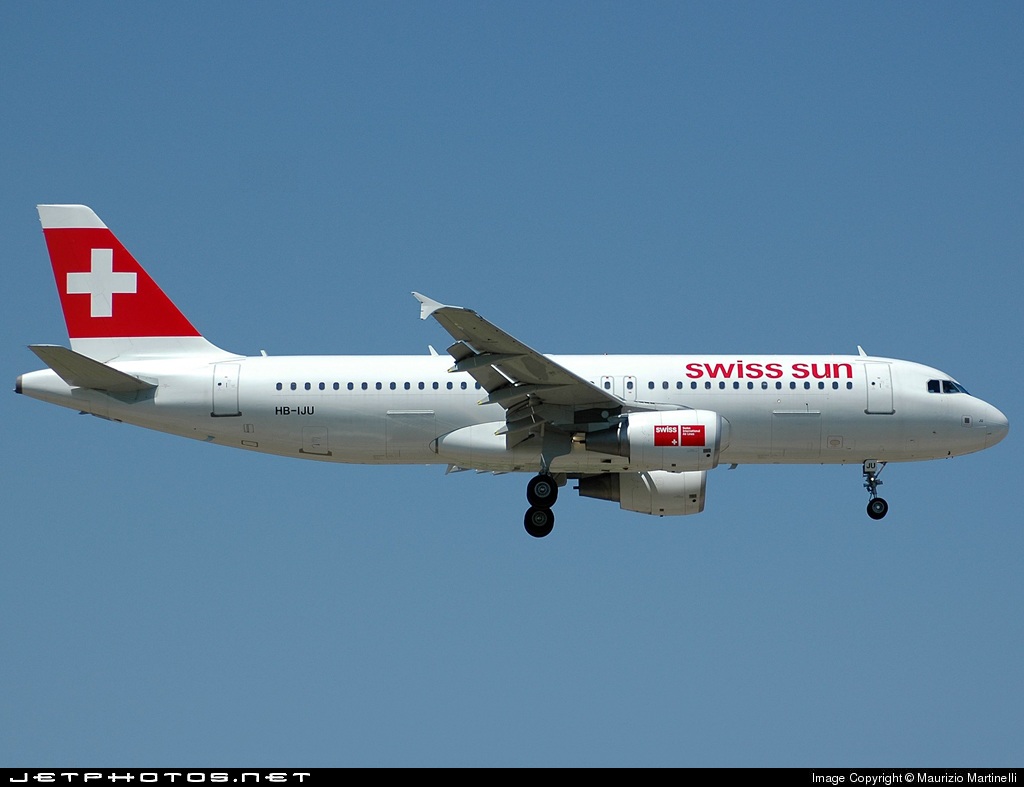 HB-IJU Airbus A320-214 1951  cfm56-5B4/P Swiss Sun - Swiss 2003 @ Verona Villafranca © Piti Spotter Club Verona