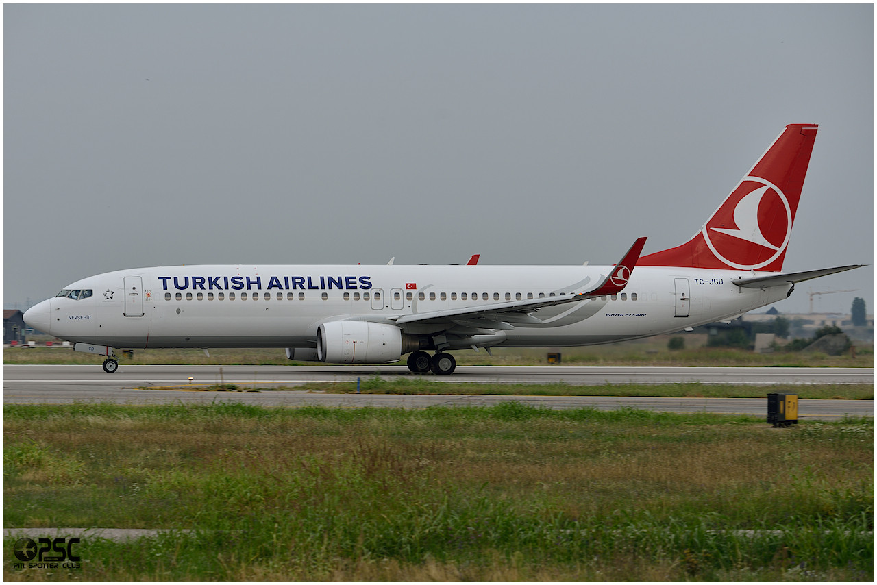 Boeing 737 Next Gen - MSN 29788 - TC-JGD  Airline THY Turkish Airlines