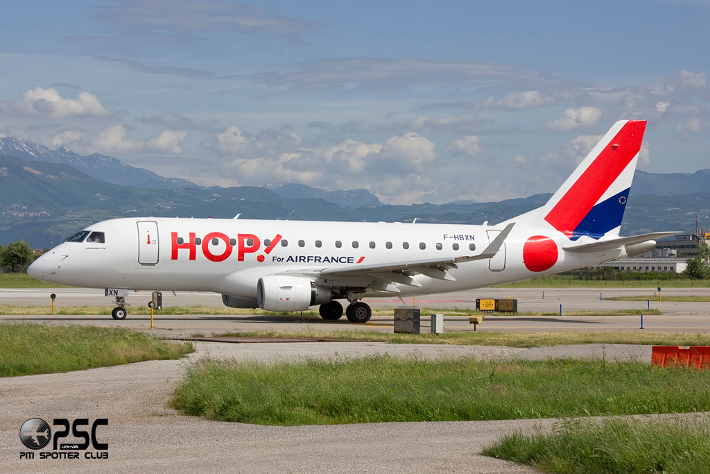 Embraer 170/175 - MSN 11 - F-HBXN (Hop livery) @ Aeroporto di Verona © Piti Spotter Club Verona
