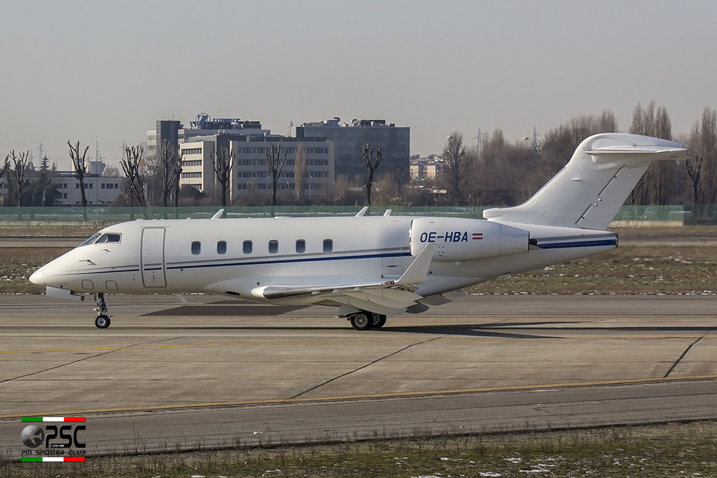 OE-HBA CL-300 20317 International Jet Management @ Milano Linate Airport 30.12.2014 © Piti Spotter Club Verona