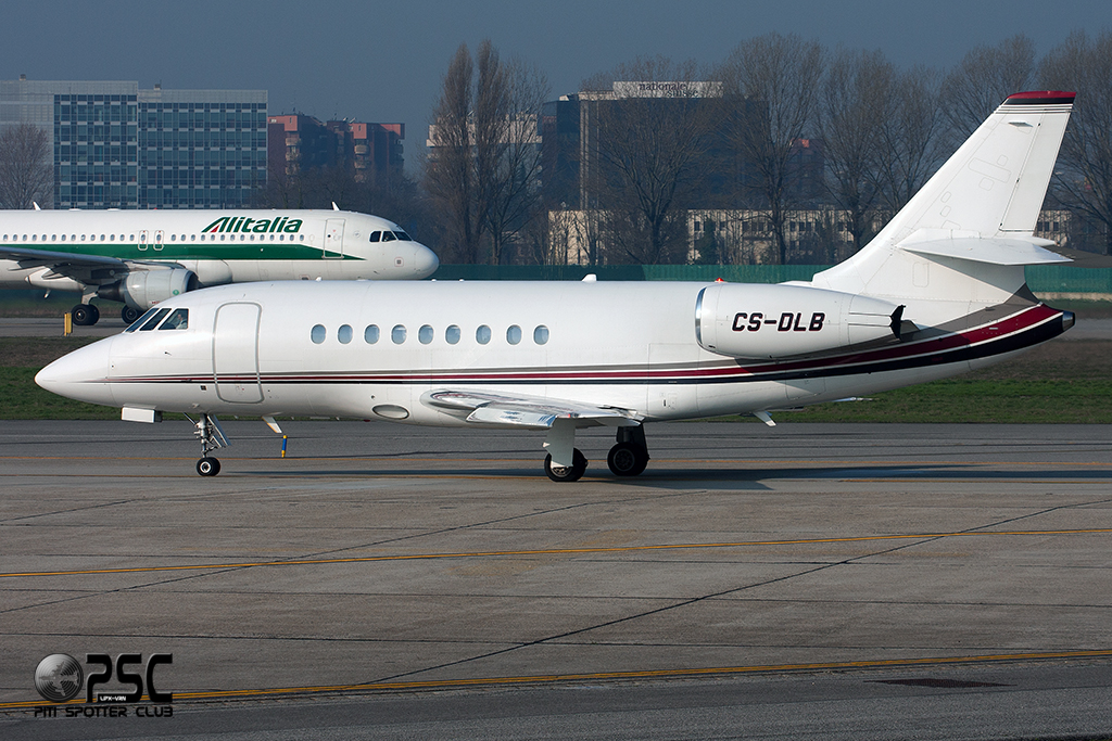 CS-DLB Falcon 2000EX-EASy 080 NetJets Europe @ Milano Linate Airport 08.03.2014 © Piti Spotter Club Verona