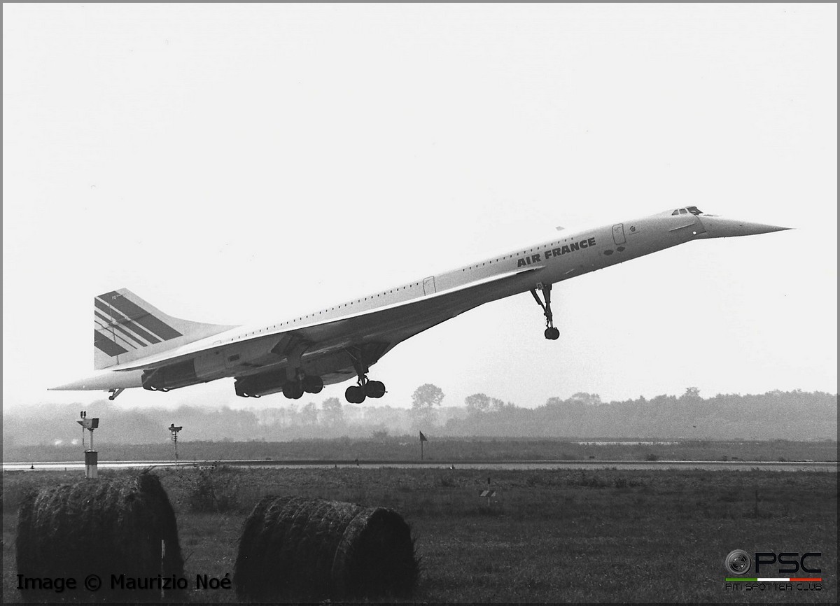 F-BVFD Concorde 200 Variant 101 211  Olympus 593  Air France 1976 © collezione Maurizio Noè p.g.c. - Piti Spotter Club Verona