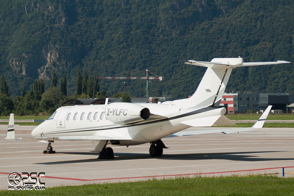 I-YLFC Learjet 40 45-2024 Leader Srl. @ Aeroporto di Bolzano © Piti Spotter Club Verona