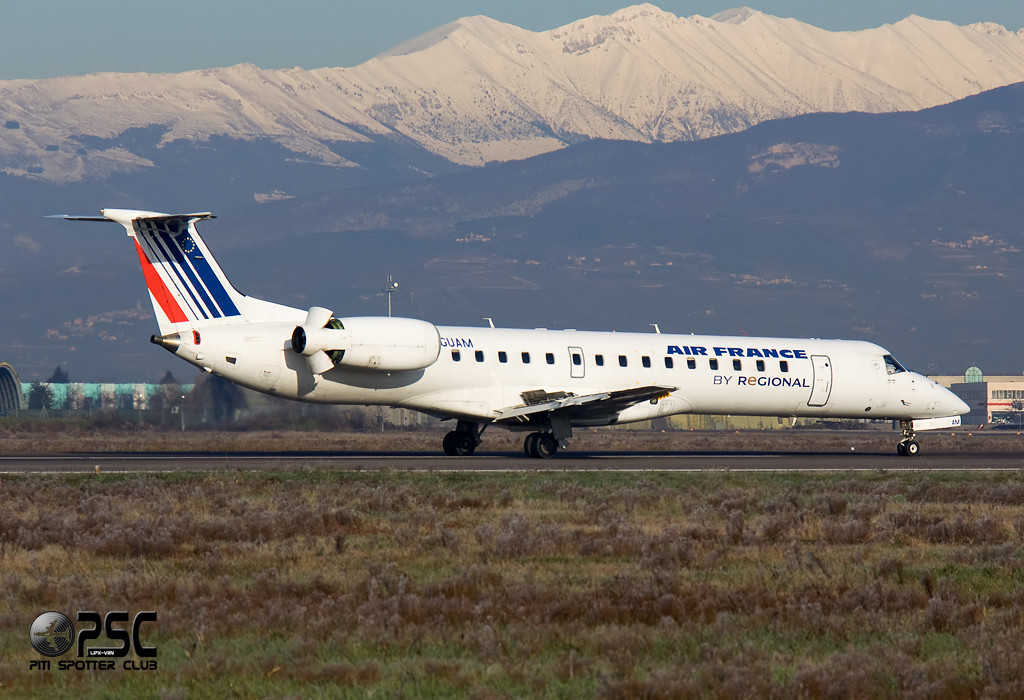 Embraer 135/145 - MSN 266 - F-GUAM @ Aeroporto di Verona © Piti Spotter Club Verona