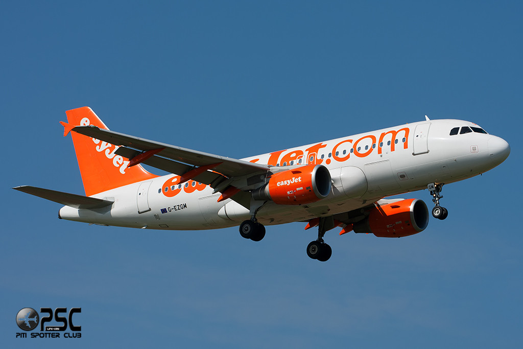G-EZGM A319-111 4778 EasyJet Airline