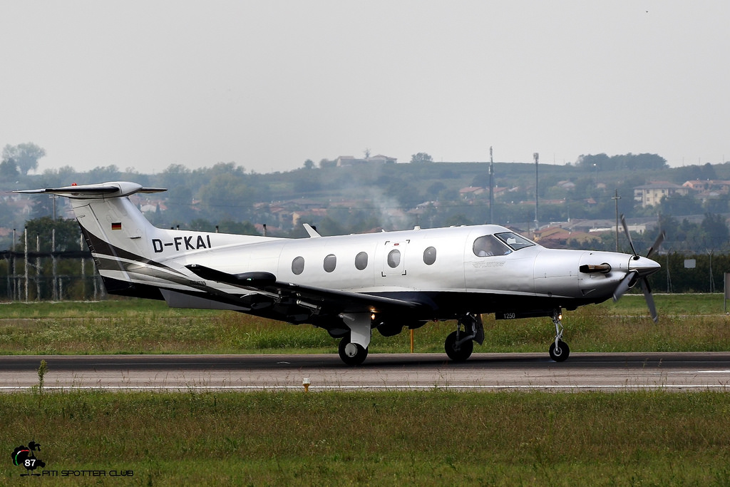D-FKAI PC-12/47E 1250 - @ Aeroporto di Verona - 01/10/2016 © Piti Spotter Club Verona