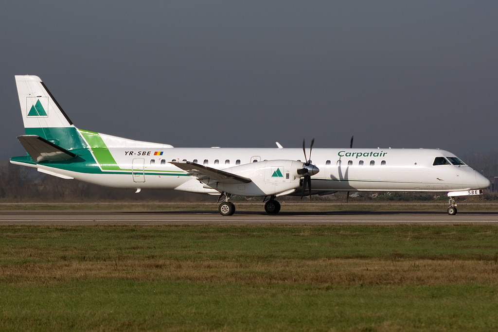 YR-SBE Saab 2000 2000-041 Carpatair
