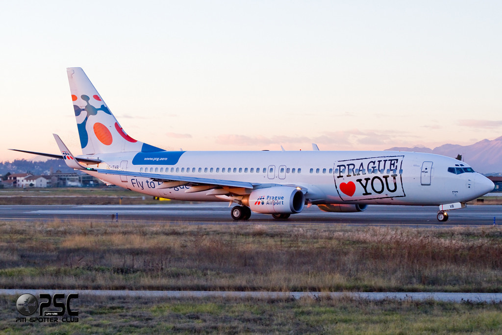 OK-TVB B737-8CX 32362/1125 Travel Service @ Aeroporto di Verona © Piti Spotter Club Verona