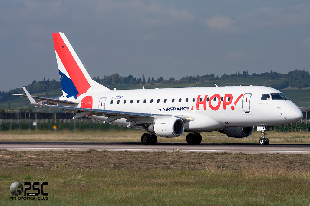 Embraer 170/175 - MSN 310 - F-HBXI  (Hop! livery) @ Aeroporto di Verona © Piti Spotter Club Verona