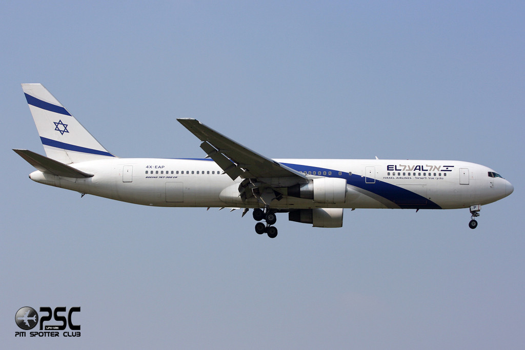 4X-EAP B767-3Y0ER 24953/405 El Al Israel Airlines