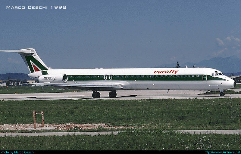 EI-CMZ  MD-83  49390/1269  Eurofly  @ Aeroporto di Verona © Piti Spotter Club Verona