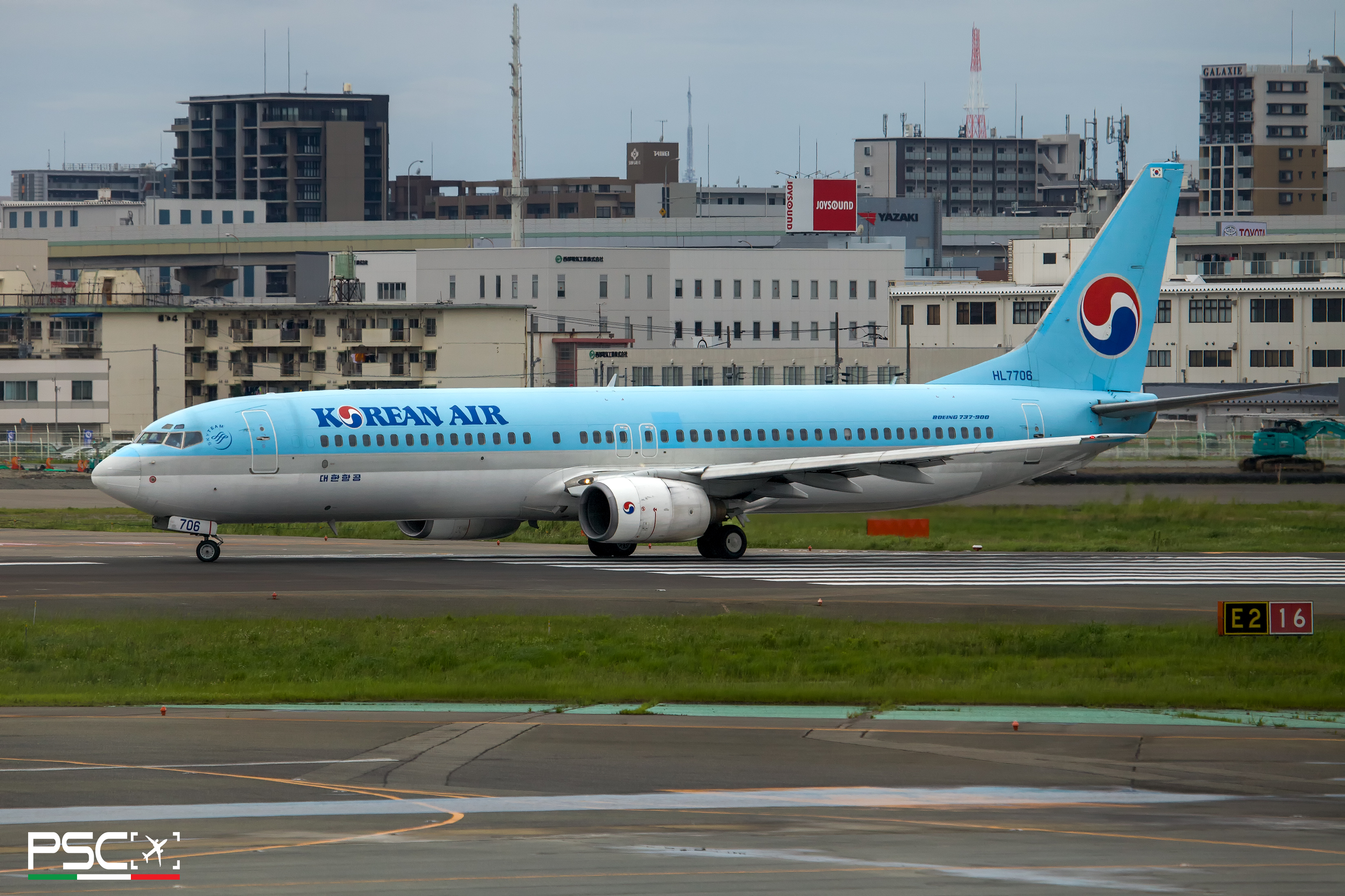 HL7706 Boeing 737-9B5 29991 1188 cfm56-7B2  Korean Air 2002 @ Fukuoka 06.2024 © Piti Spotter Club Verona