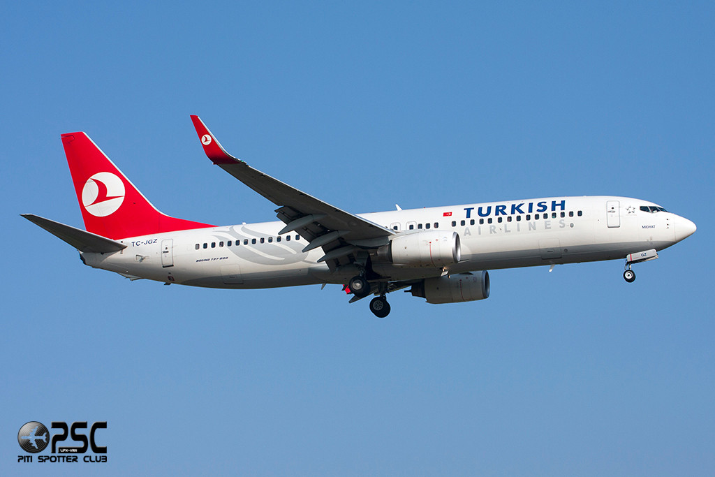 TC-JGZ B737-8F2 35739/2654 THY Turkish Airlines - Türk Hava Yollari @ Aeroporto di Verona © Piti Spotter Club Verona