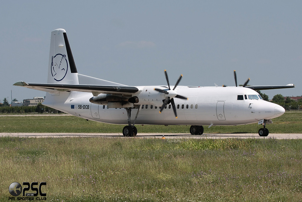 5B-DCB Fokker 50 20230 Euro Aviation