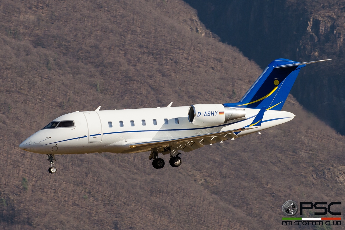 D-ASHY CL-605 5926 ProAir Aviation @ Aeroporto di Bolzano © Piti Spotter Club Verona