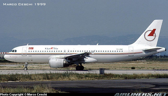 TC-ONE  A320-212  528  Victoria Airlines  @ Aeroporto di Verona © Piti Spotter Club Verona 