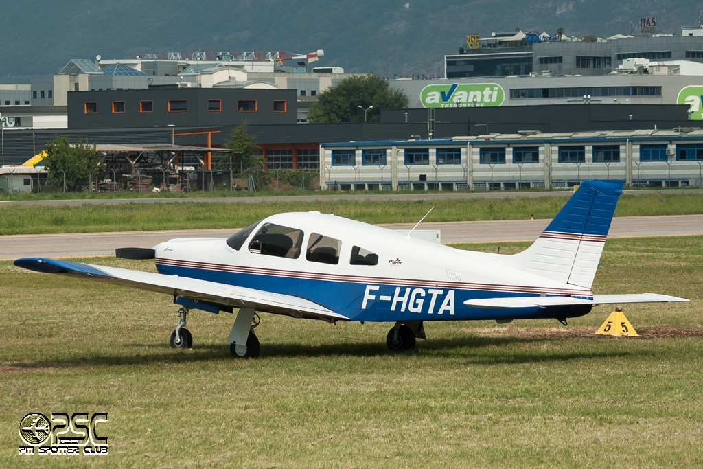 F-HGTA - Piper PA-28-180 Arrow @ Aeroporto di Bolzano © Piti Spotter Club Verona