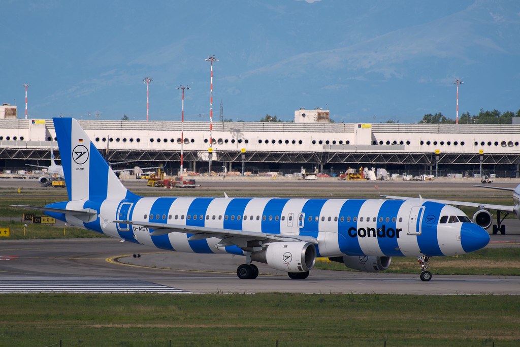 D-AICA Airbus A320-212 774  cfm56-5A3  Condor 1998 @ Milano Malpensa MXP 07 2025 © Piti Spotter Club Verona